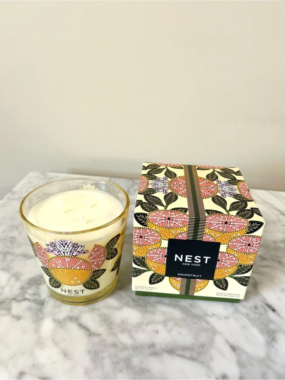 LIMITED EDITION • NEST New York Grapefruit Decorative 3-Wick Candle